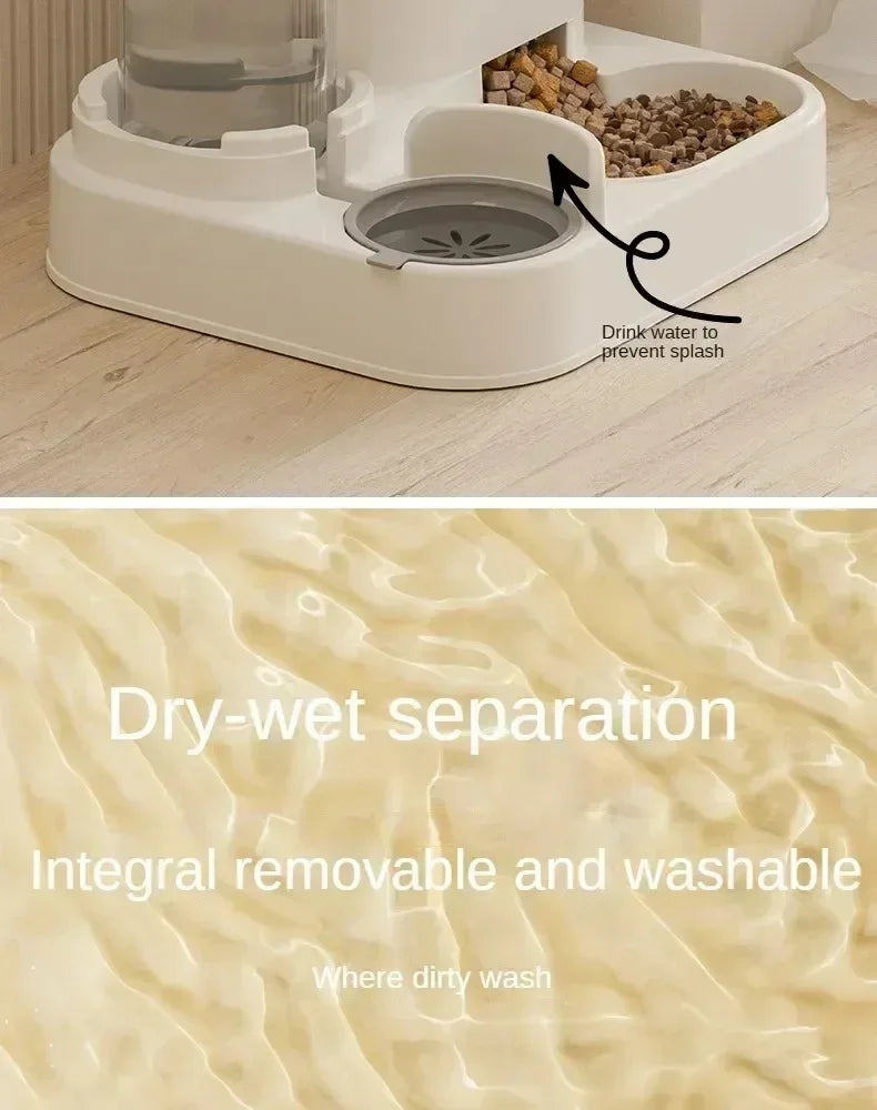 2-in-1 Drinking Fountain & Storage Feeder 🐶🐱