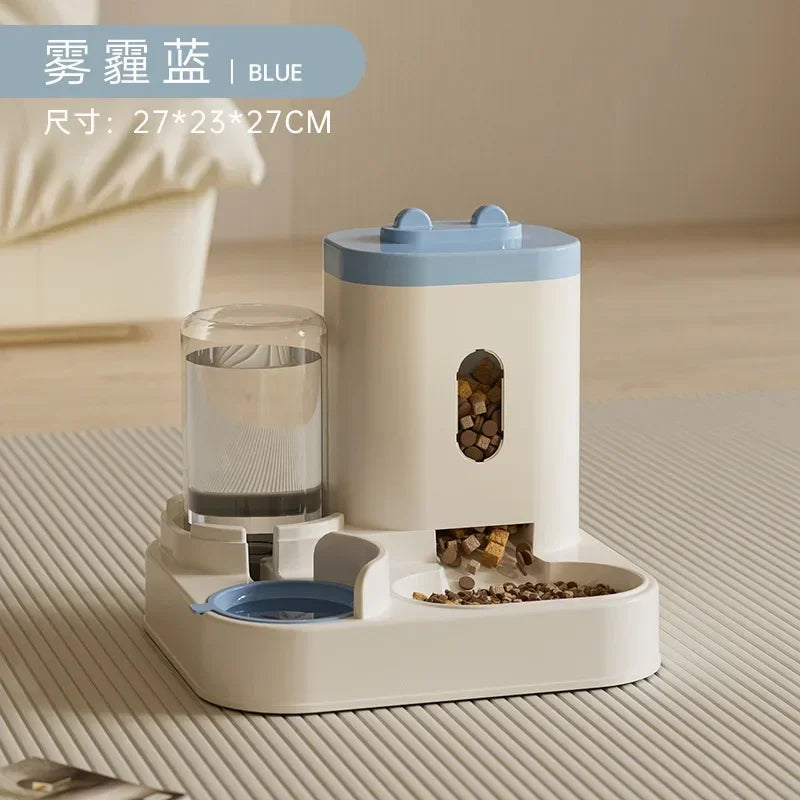 2-in-1 Drinking Fountain & Storage Feeder 🐶🐱
