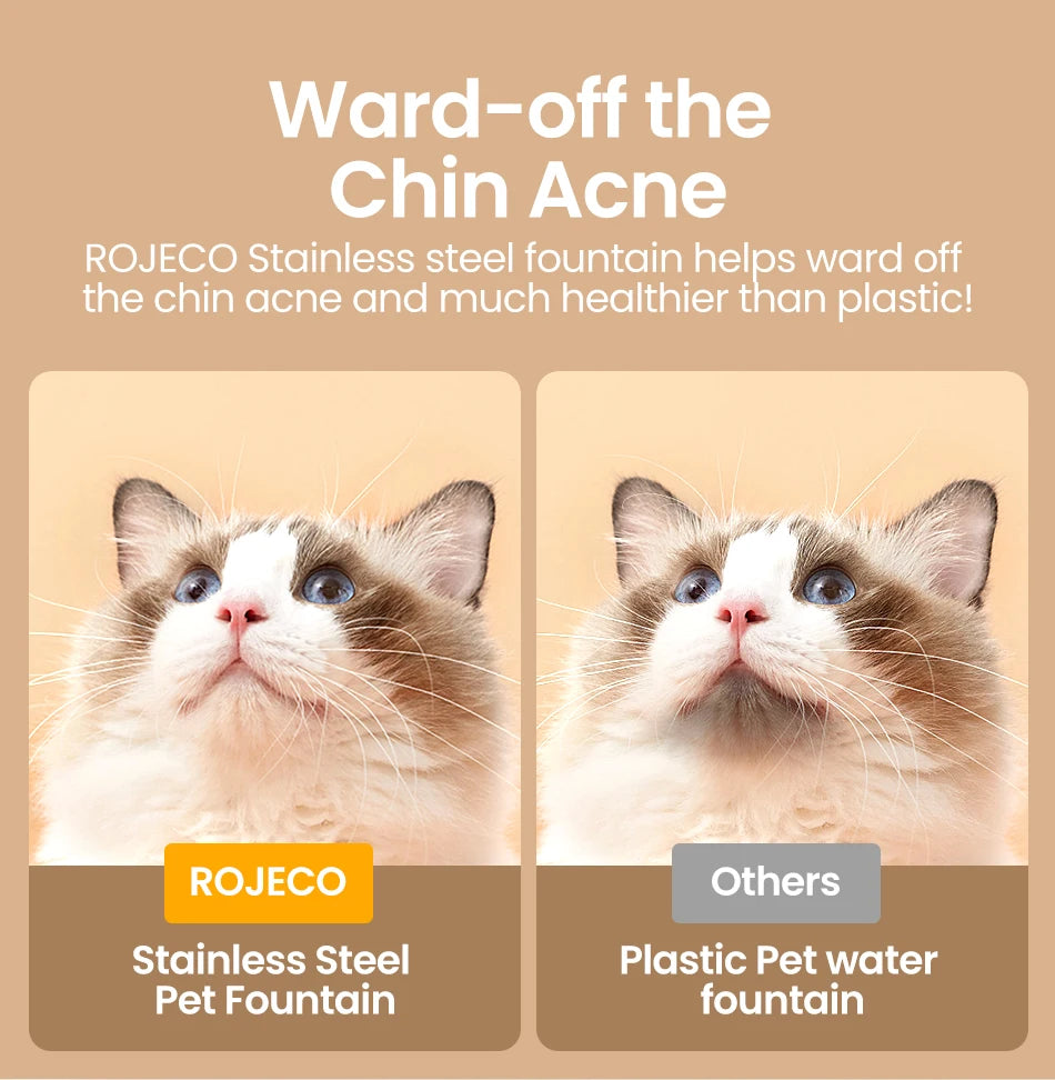 Smart Automatic Pet Water Fountain – Stainless Steel Drinking Dispenser for Cats & Dogs 💧🐾