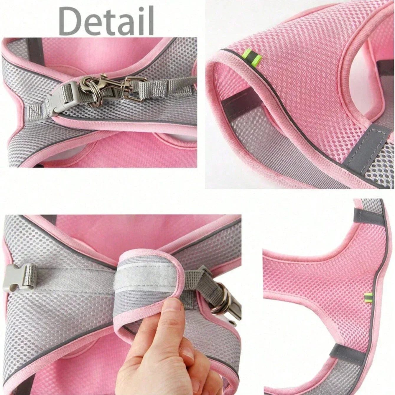 Escape-Proof Reflective Harness & Leash Set – Comfortable Walking Vest for Small Dogs & Cats 🐕🐱
