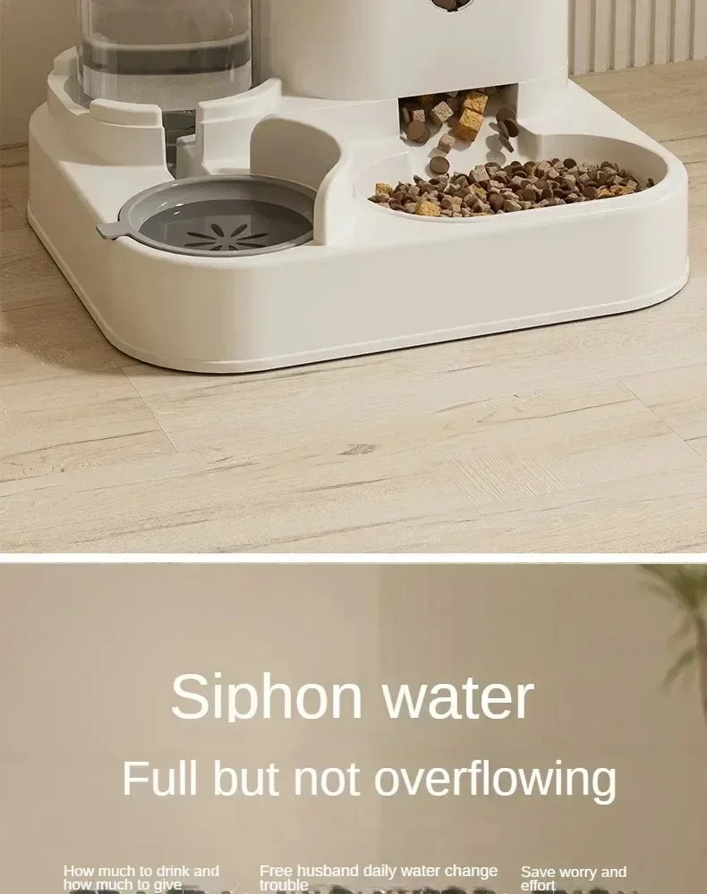 2-in-1 Drinking Fountain & Storage Feeder 🐶🐱
