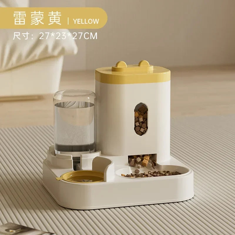2-in-1 Drinking Fountain & Storage Feeder 🐶🐱