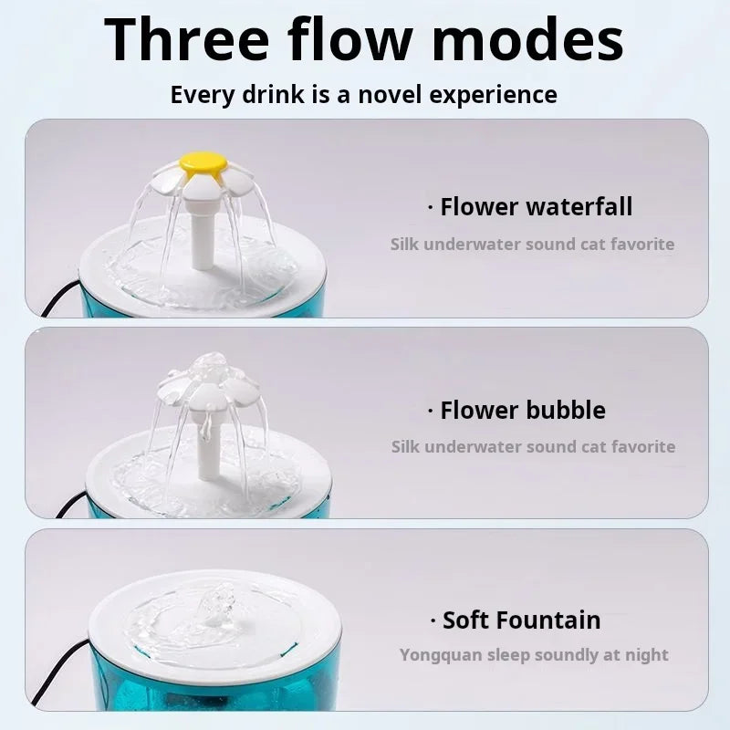 Automatic USB Pet Water Fountain – Silent 1200 mL Filtered Drinking Bowl for Cats 🐱💧