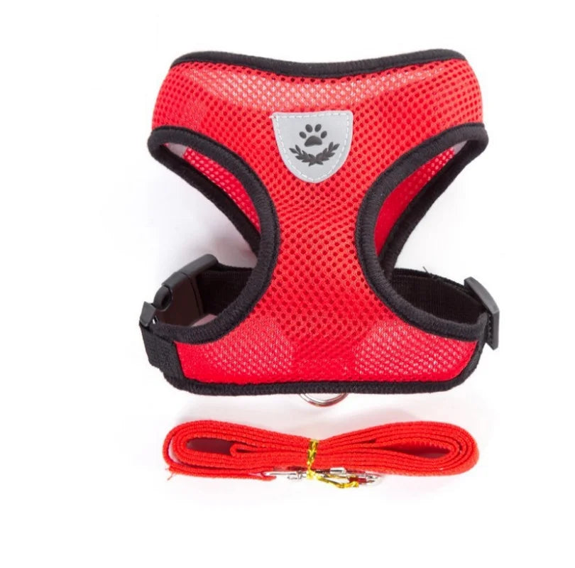 Adjustable No-Pull Reflective Harness with Leash for Dogs and Cats 🐶🐱