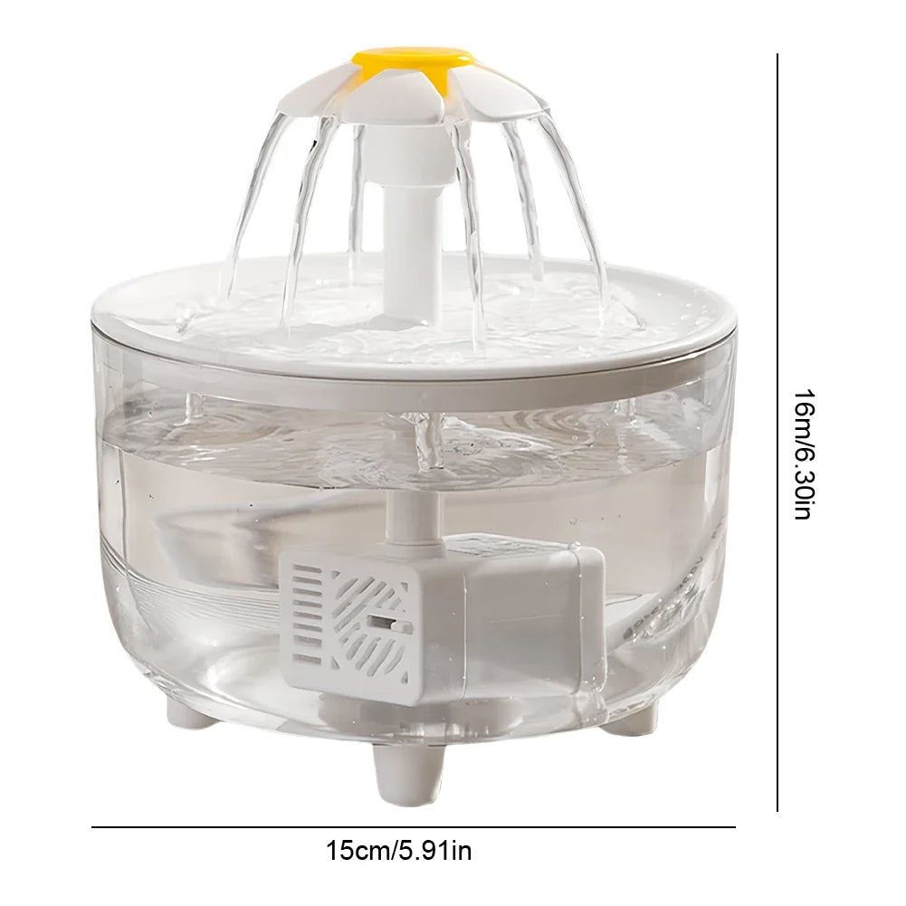 Automatic USB Pet Water Fountain – Silent 1200 mL Filtered Drinking Bowl for Cats 🐱💧
