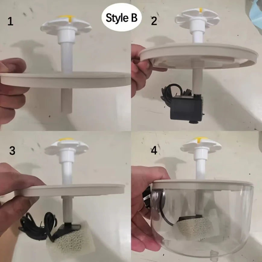 Automatic USB Pet Water Fountain – Silent 1200 mL Filtered Drinking Bowl for Cats 🐱💧