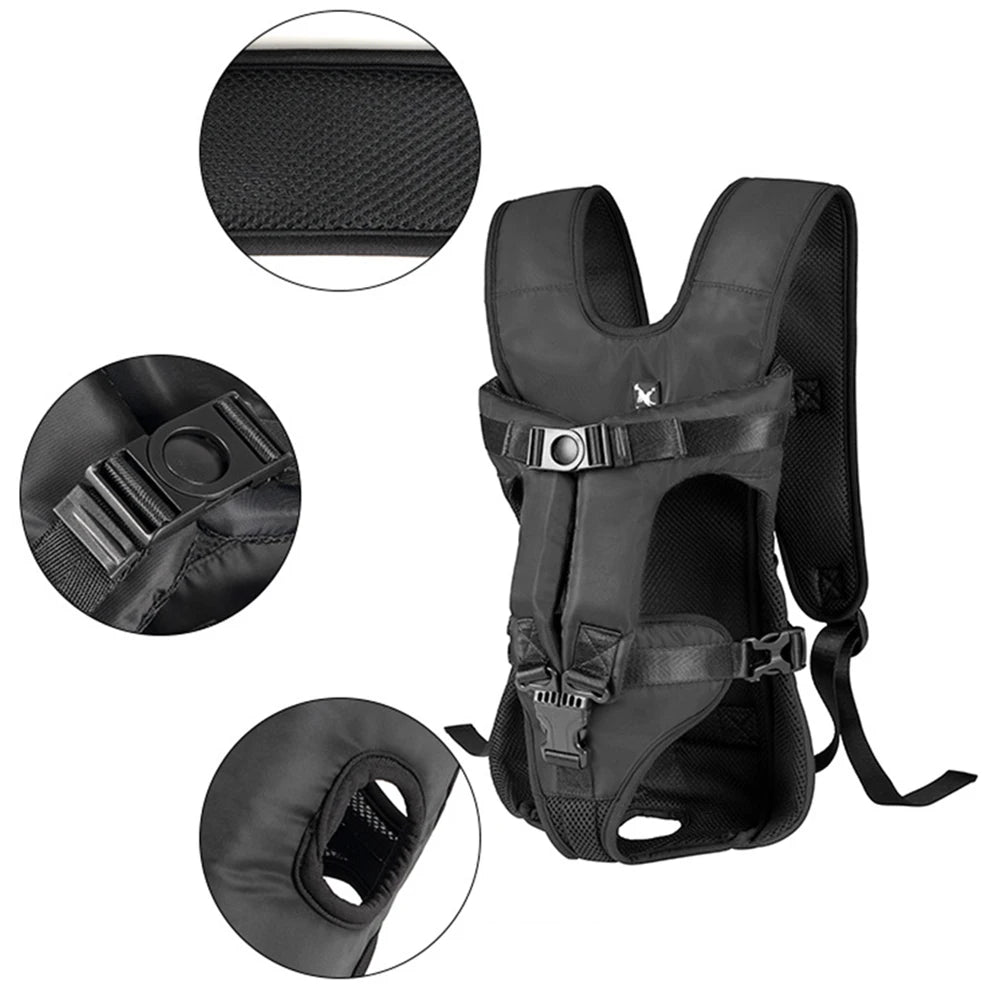 🐾 Comfortable Pet Travel Bag for Hiking & Cycling 🐶