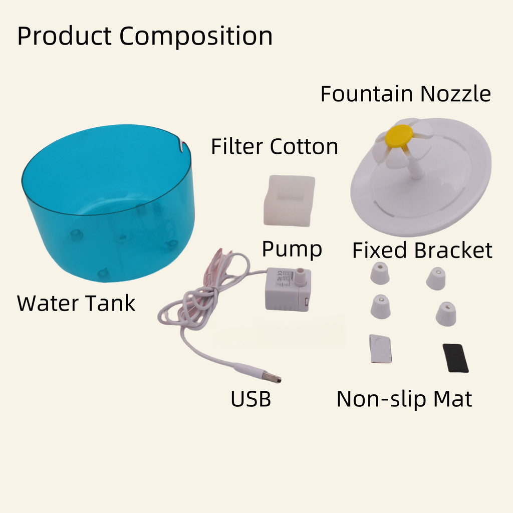 Automatic USB Pet Water Fountain – Silent 1200 mL Filtered Drinking Bowl for Cats 🐱💧