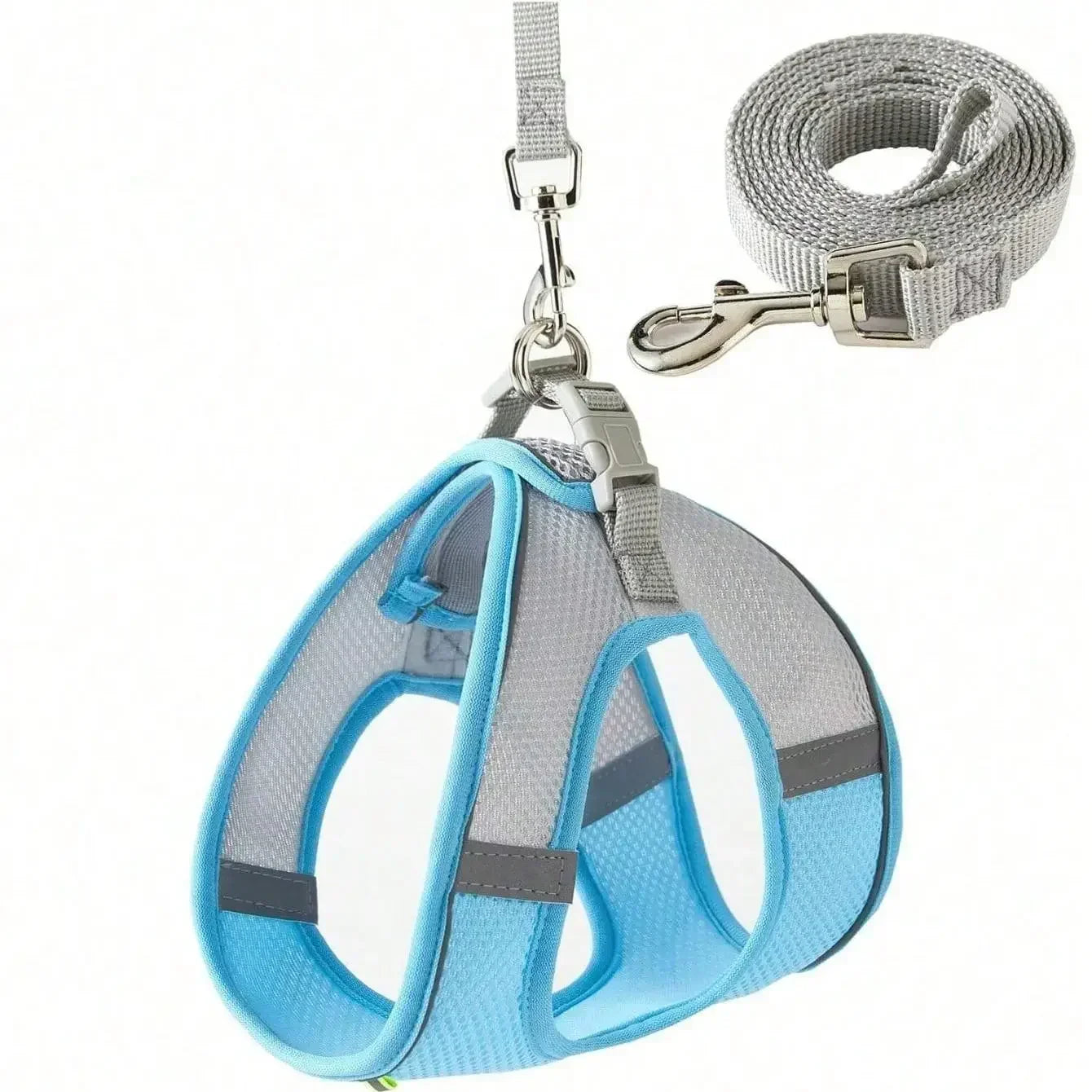 Escape-Proof Reflective Harness & Leash Set – Comfortable Walking Vest for Small Dogs & Cats 🐕🐱