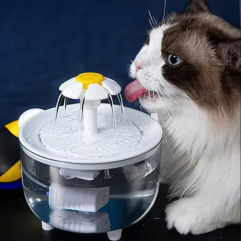 Automatic USB Pet Water Fountain – Silent 1200 mL Filtered Drinking Bowl for Cats 🐱💧