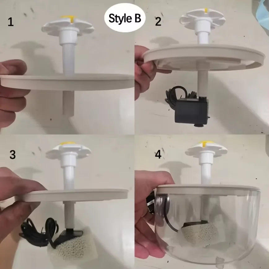 Automatic USB Pet Water Fountain – Silent 1200 mL Filtered Drinking Bowl for Cats 🐱💧