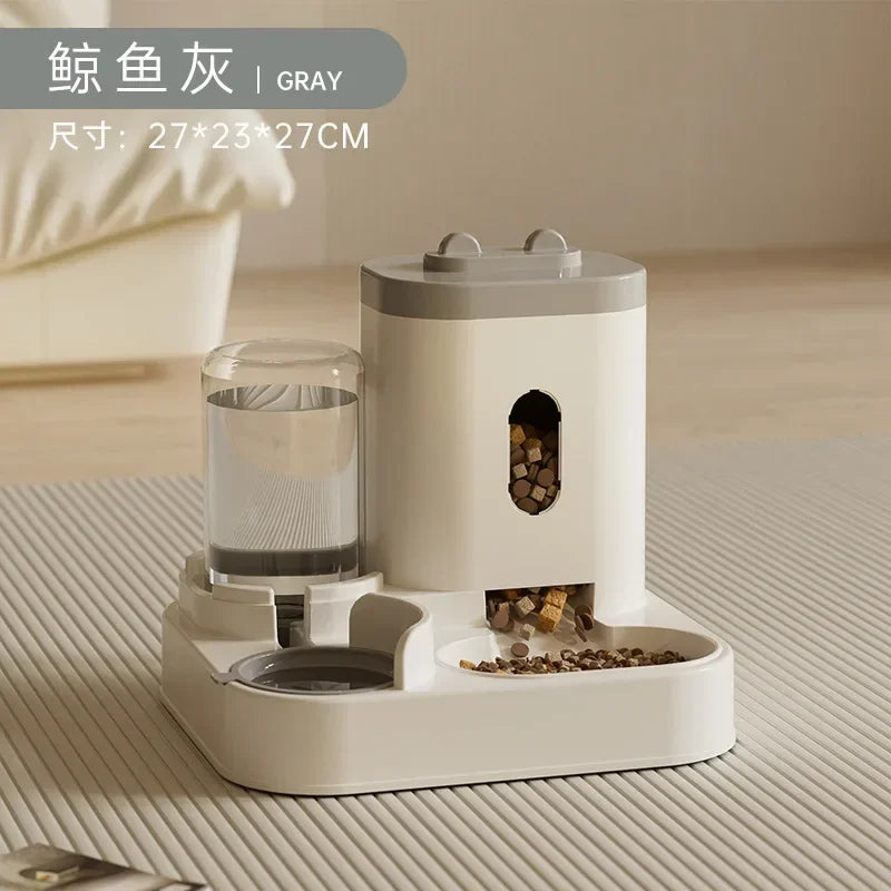 2-in-1 Drinking Fountain & Storage Feeder 🐶🐱