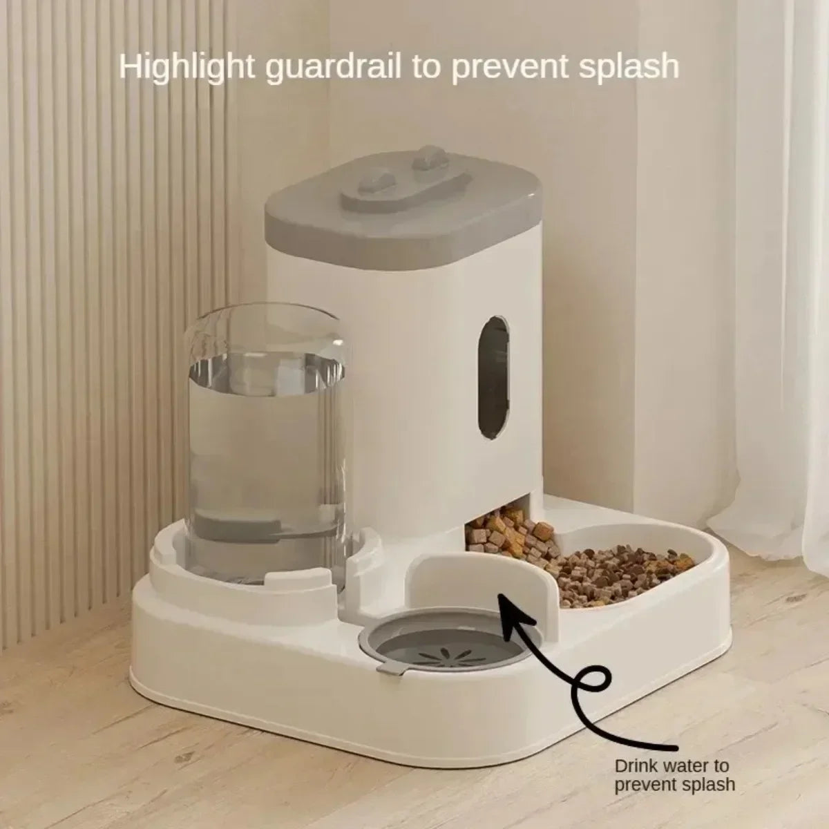 2-in-1 Drinking Fountain & Storage Feeder 🐶🐱