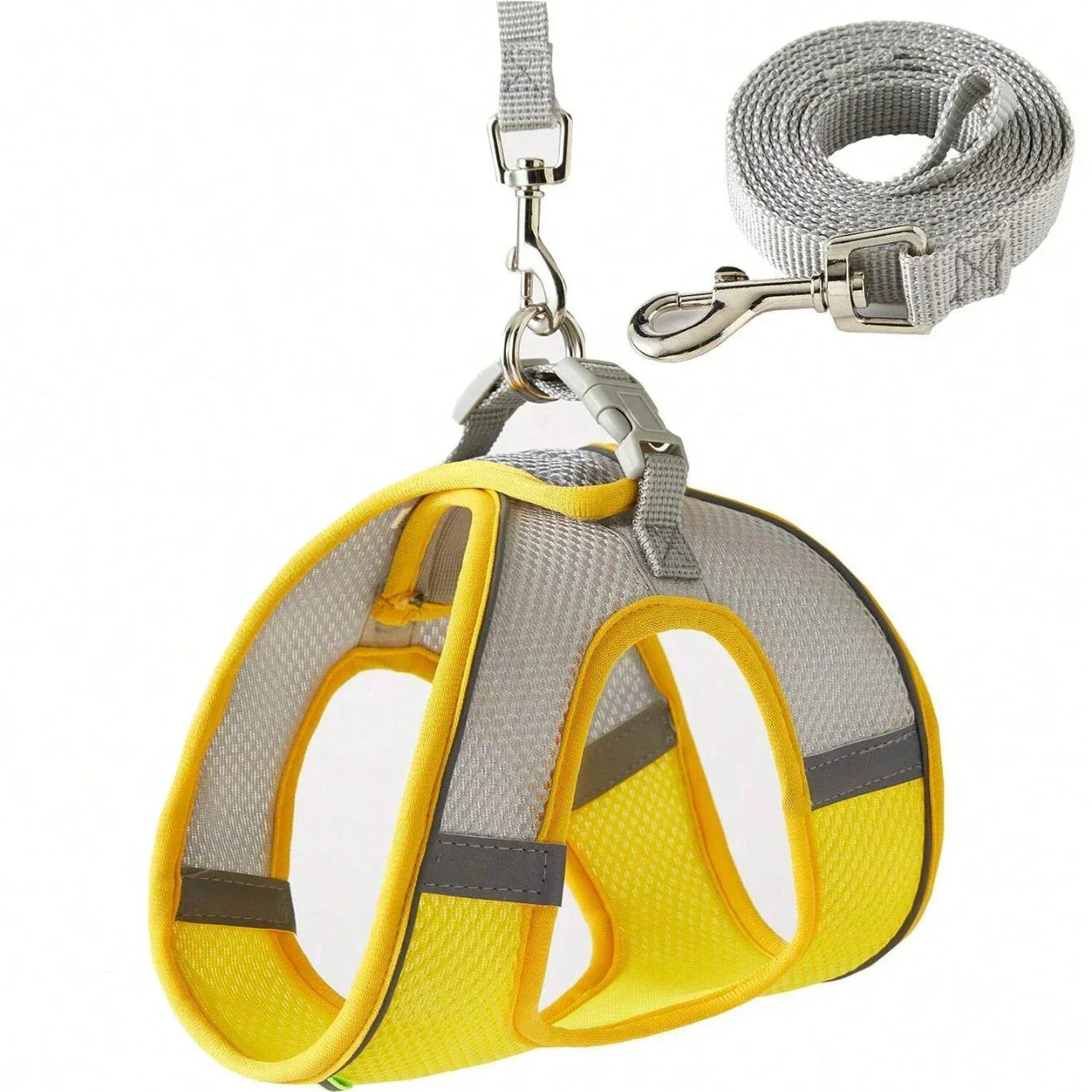 Escape-Proof Reflective Harness & Leash Set – Comfortable Walking Vest for Small Dogs & Cats 🐕🐱