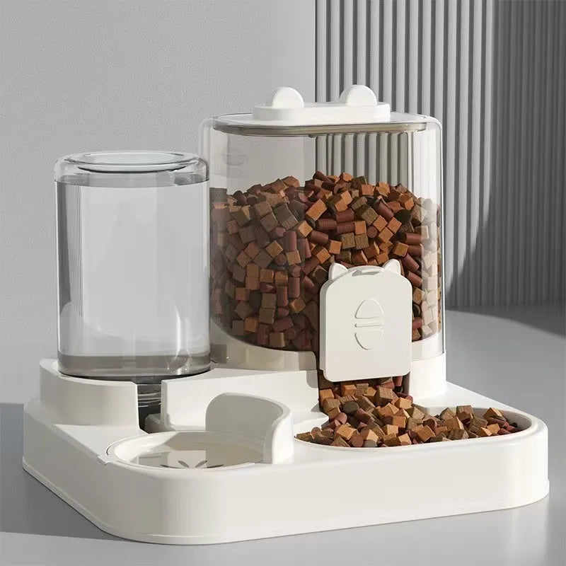2-in-1 Drinking Fountain & Storage Feeder 🐶🐱